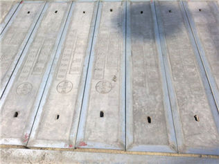 廣州邦堅施工的鍍鋅包邊防盜蓋板