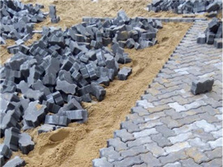 碼頭磚(圖4) 正在施工的碼頭磚