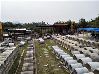 即將運往異地的離心混凝土排水管